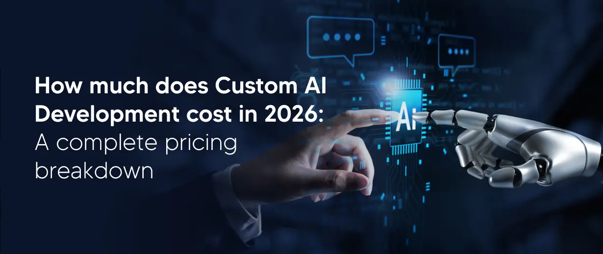 custom ai development cost 2026